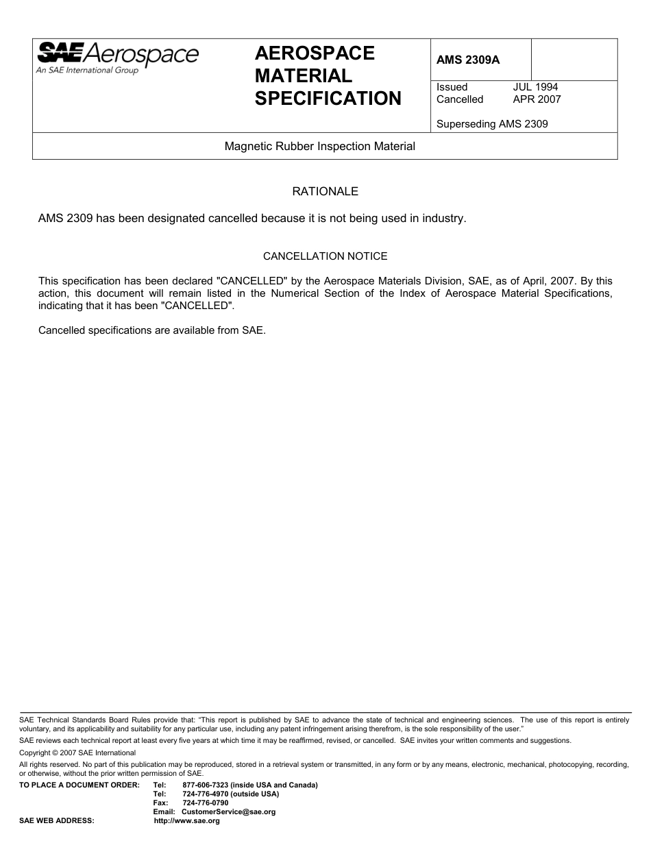 SAE AMS 2309A-2007.pdf_第1页