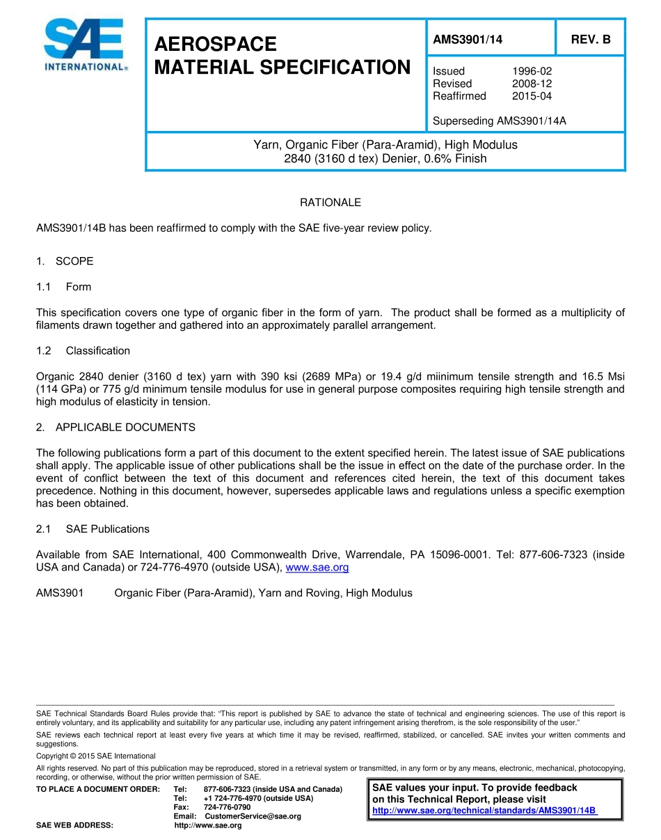SAE AMS 3901-14B-2015.pdf_第1页