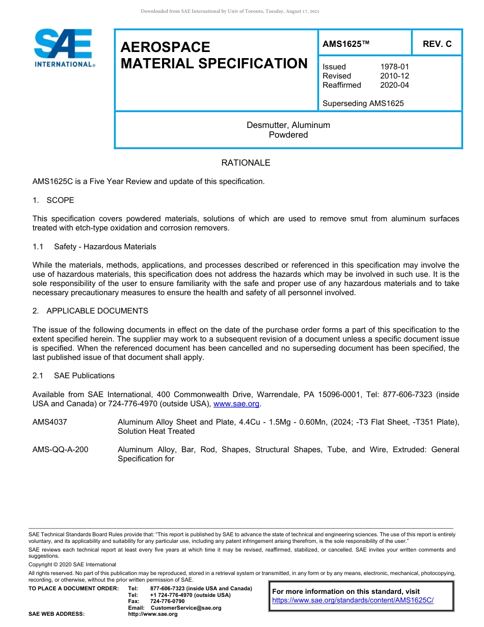 SAE AMS 1625C-2020.pdf_第1页
