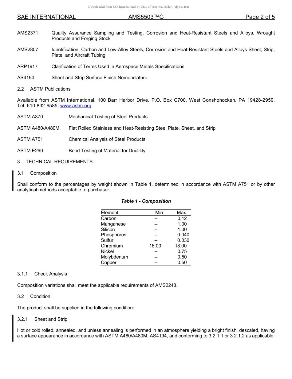 SAE AMS 5503G-2021.pdf_第2页