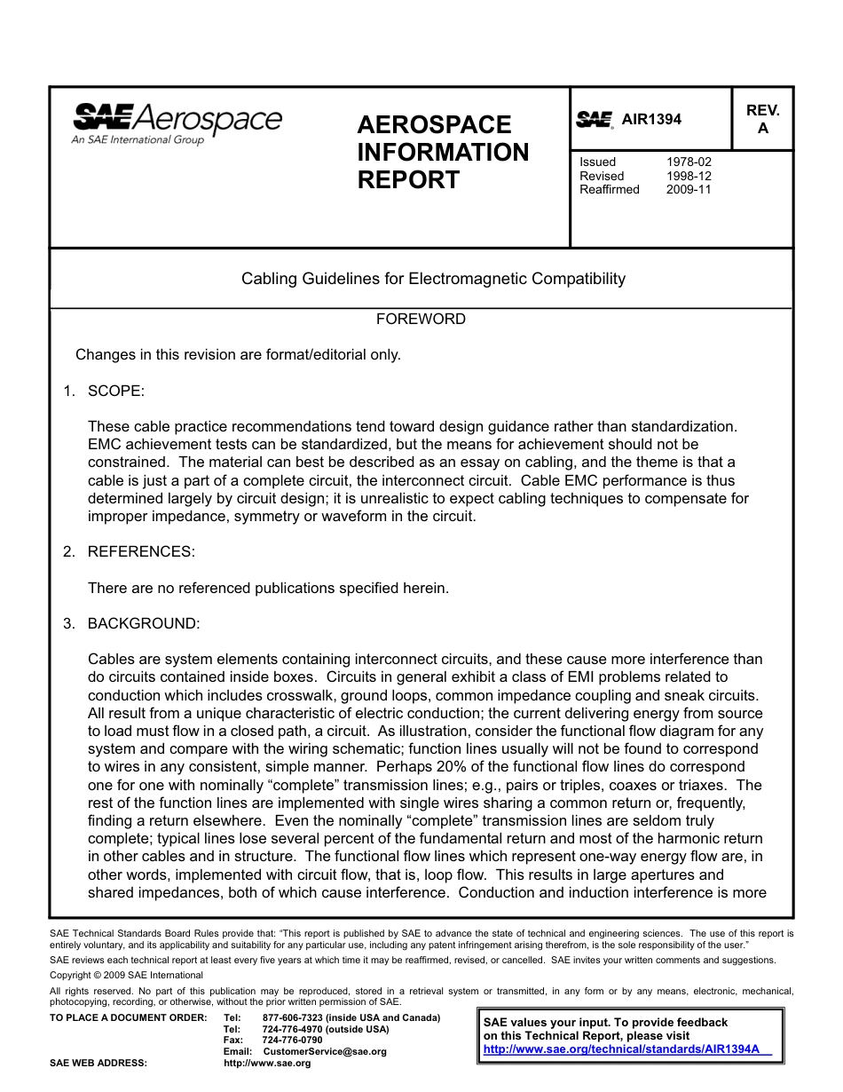 SAE AIR 1394A-2009.pdf_第1页