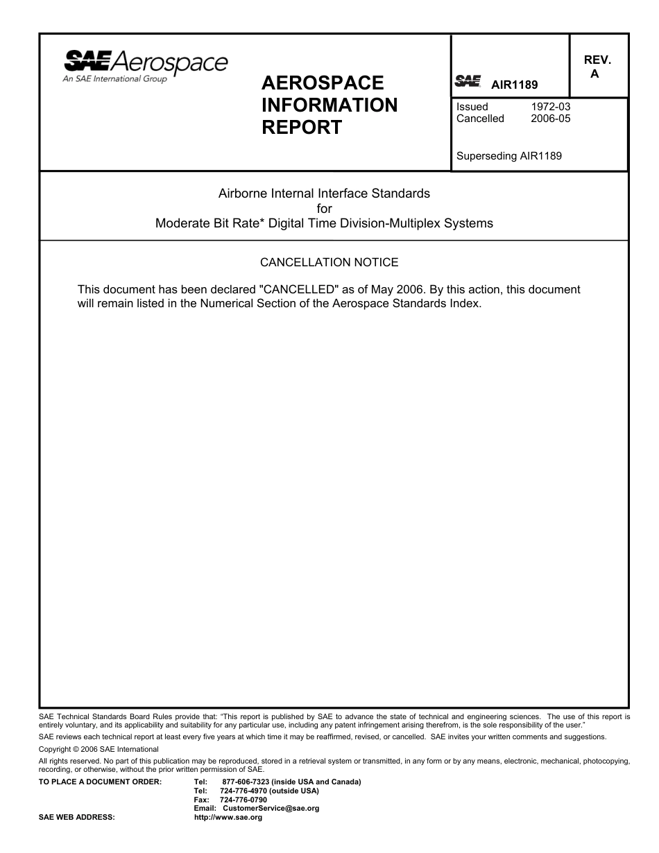 SAE AIR 1189A-2006.pdf_第1页