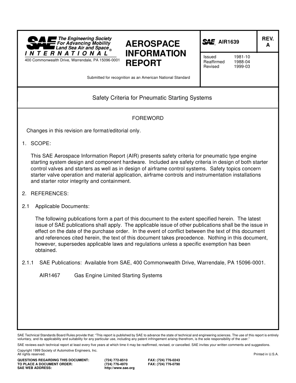 SAE AIR 1639A-1999.pdf_第1页