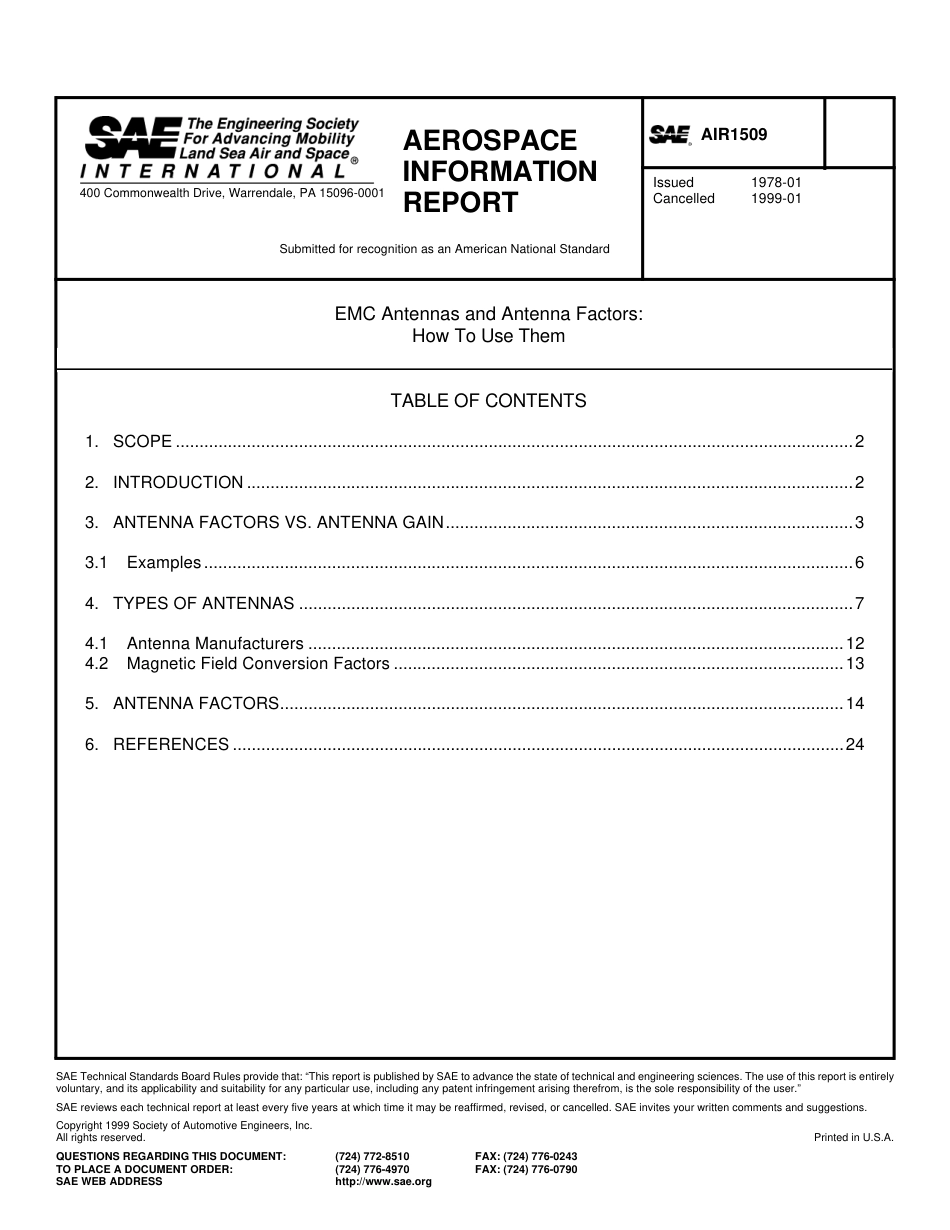 SAE AIR 1509-1999.pdf_第1页