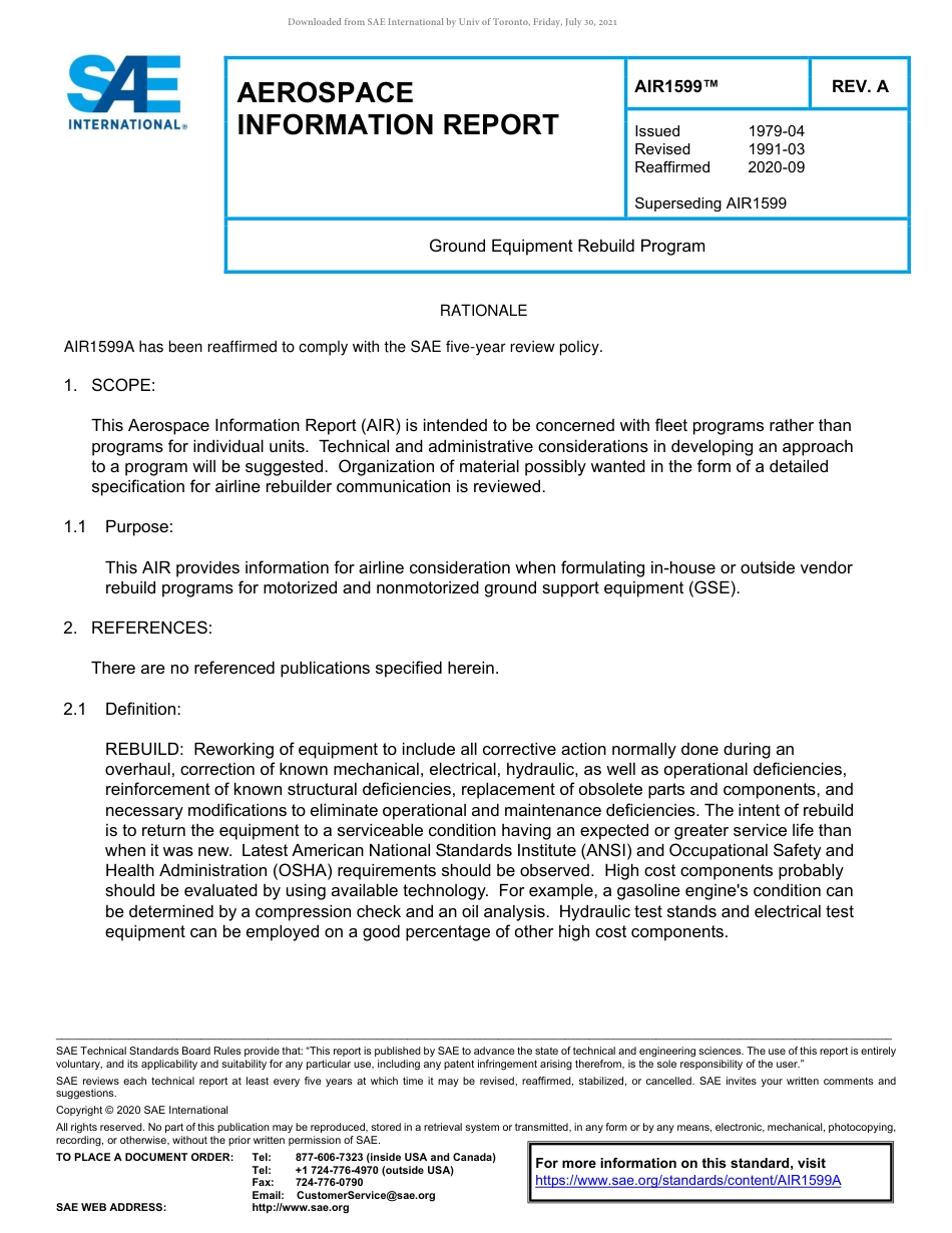 SAE AIR 1599A-2020.pdf_第1页