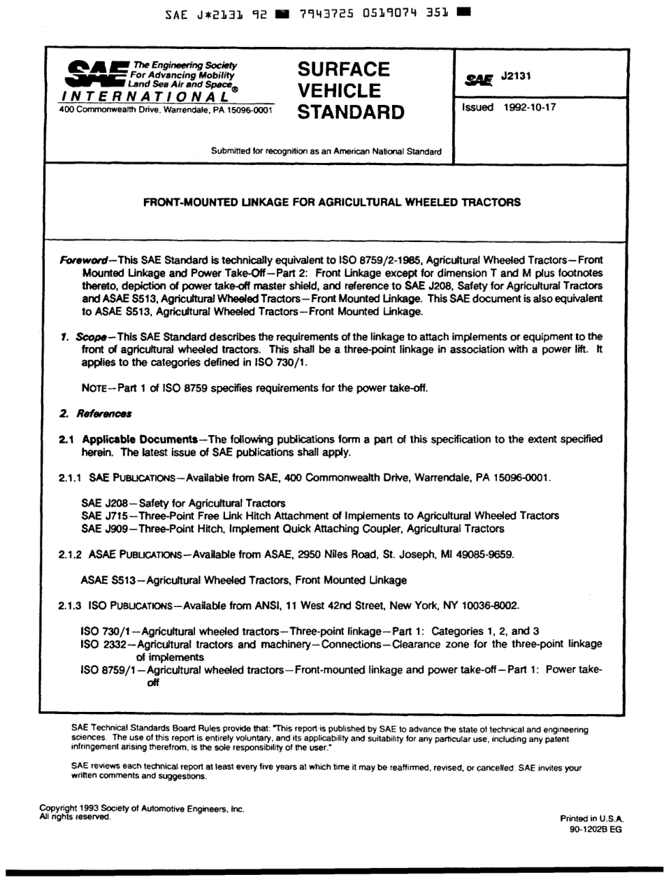 SAE J2131-1992 scan.pdf_第1页