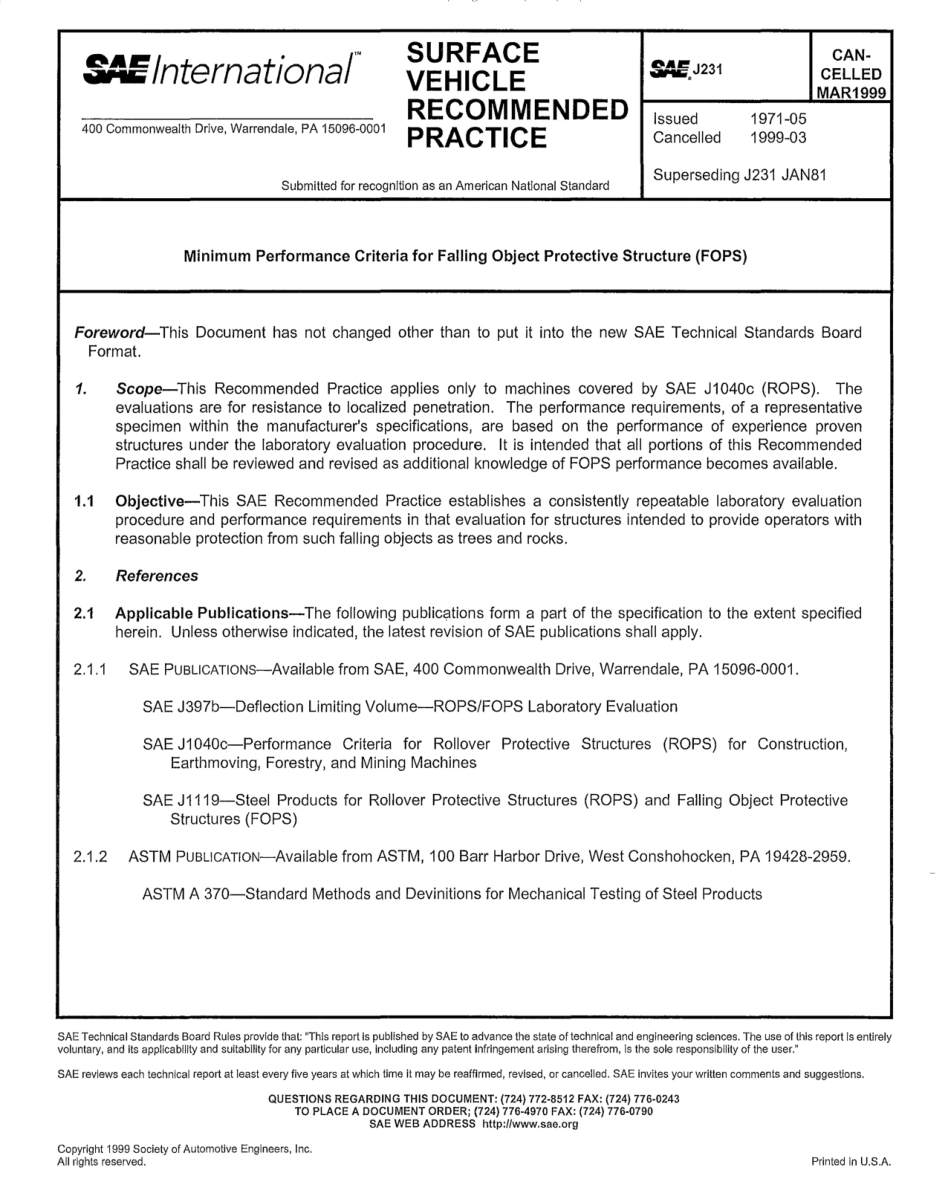 SAE J231-1999 scan.pdf_第1页