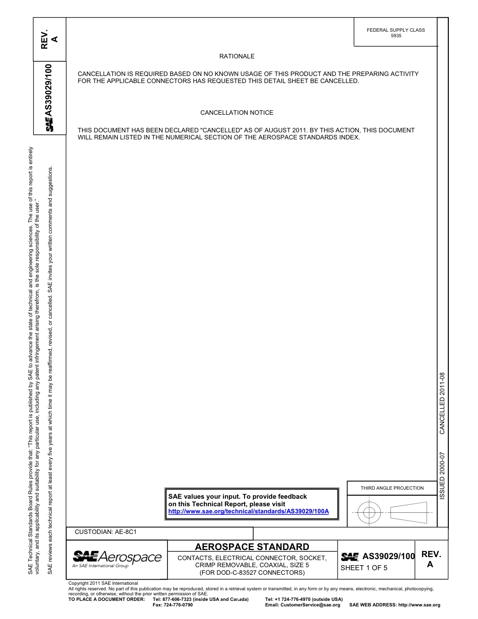 SAE AS39029-100A-2011.pdf_第1页