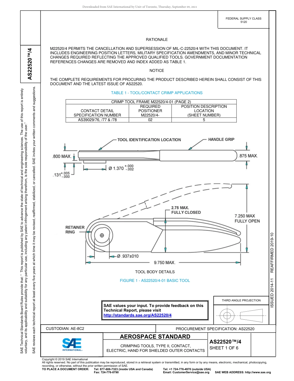 SAE AS22520-4-2019.pdf_第1页