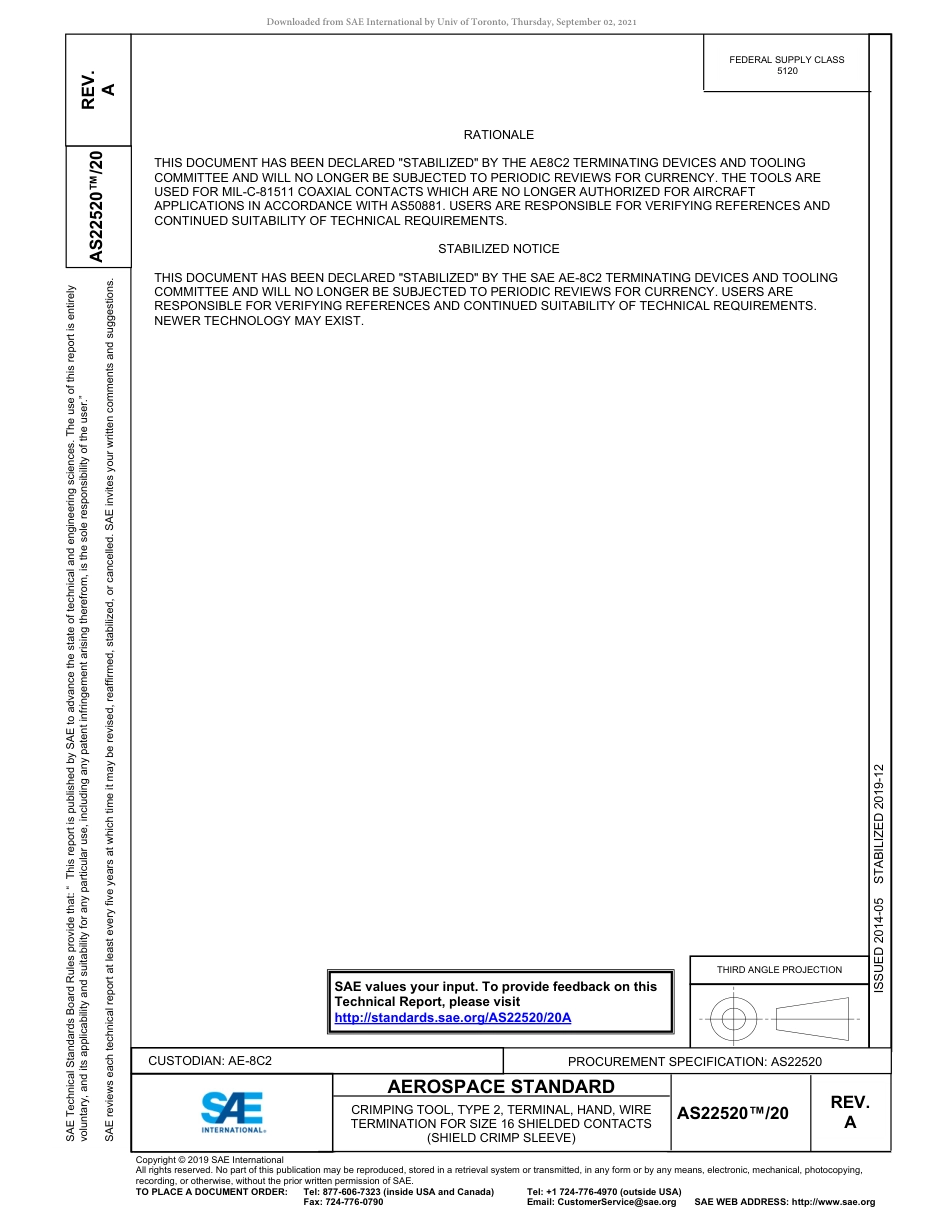 SAE AS22520-20A-2019.pdf_第1页