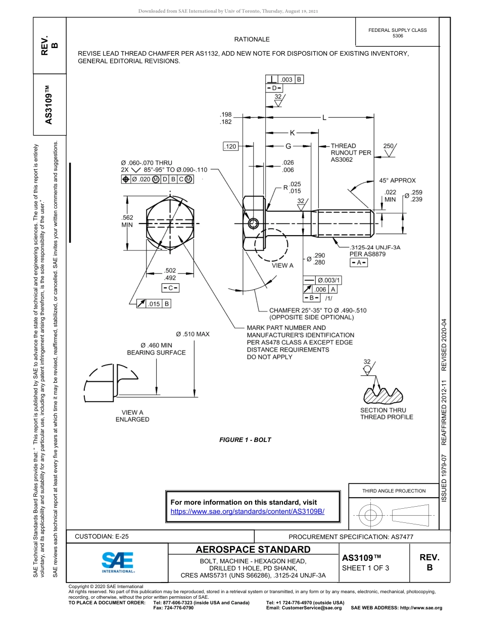 SAE AS3109B-2020.pdf_第1页