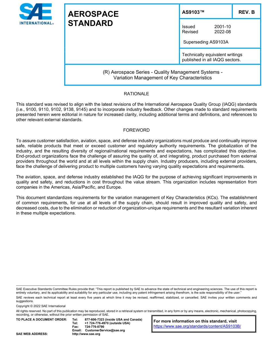SAE AS9103B-2022.pdf_第1页