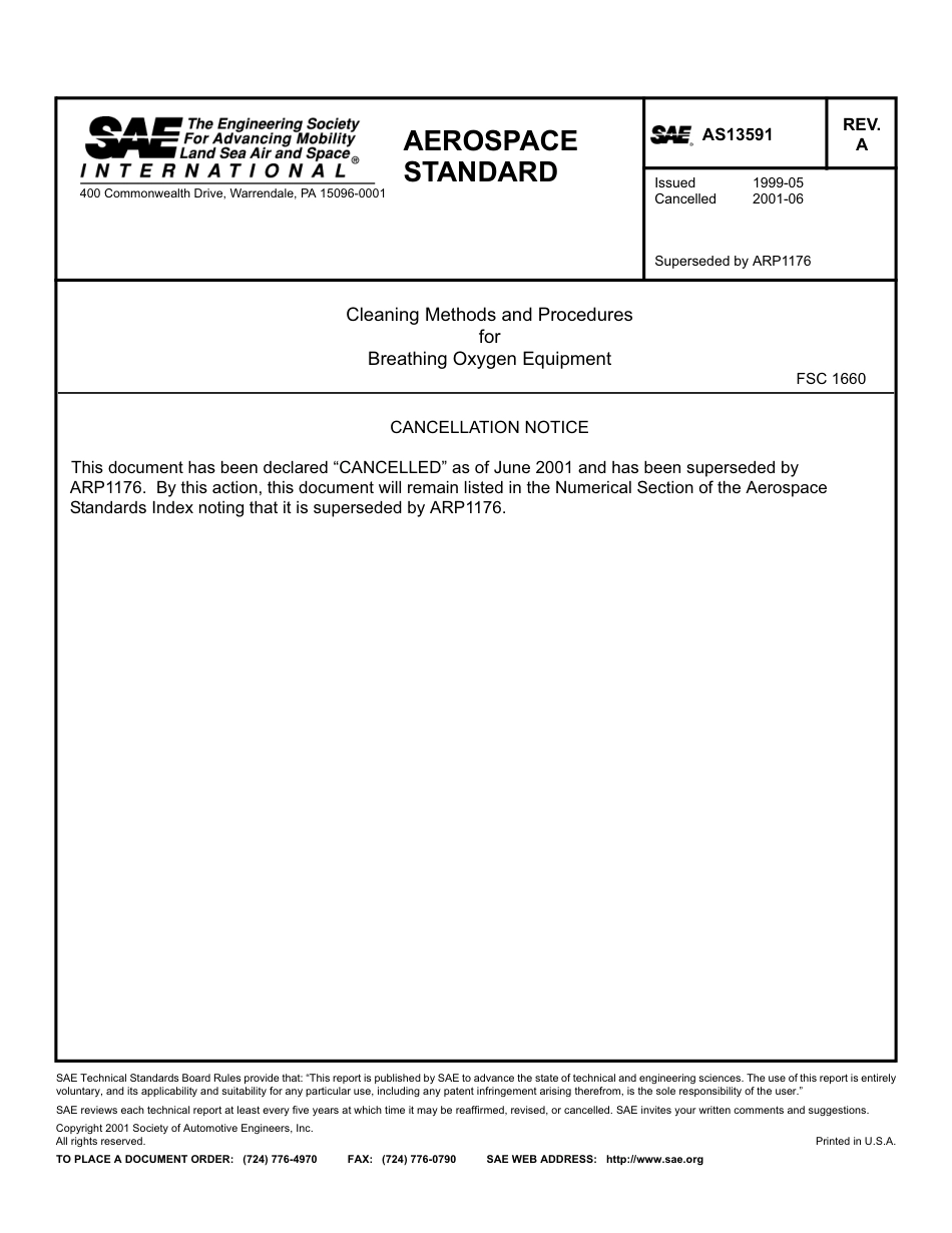 SAE AS13591a-2001.pdf_第1页
