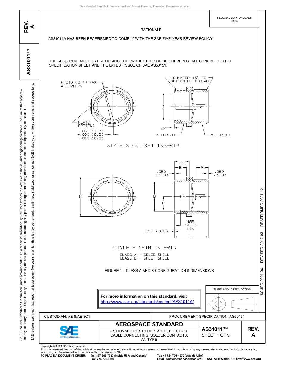 SAE AS31011A-2021.pdf_第1页