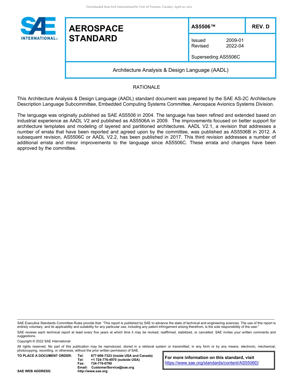 SAE AS5506D-2022.pdf_第1页