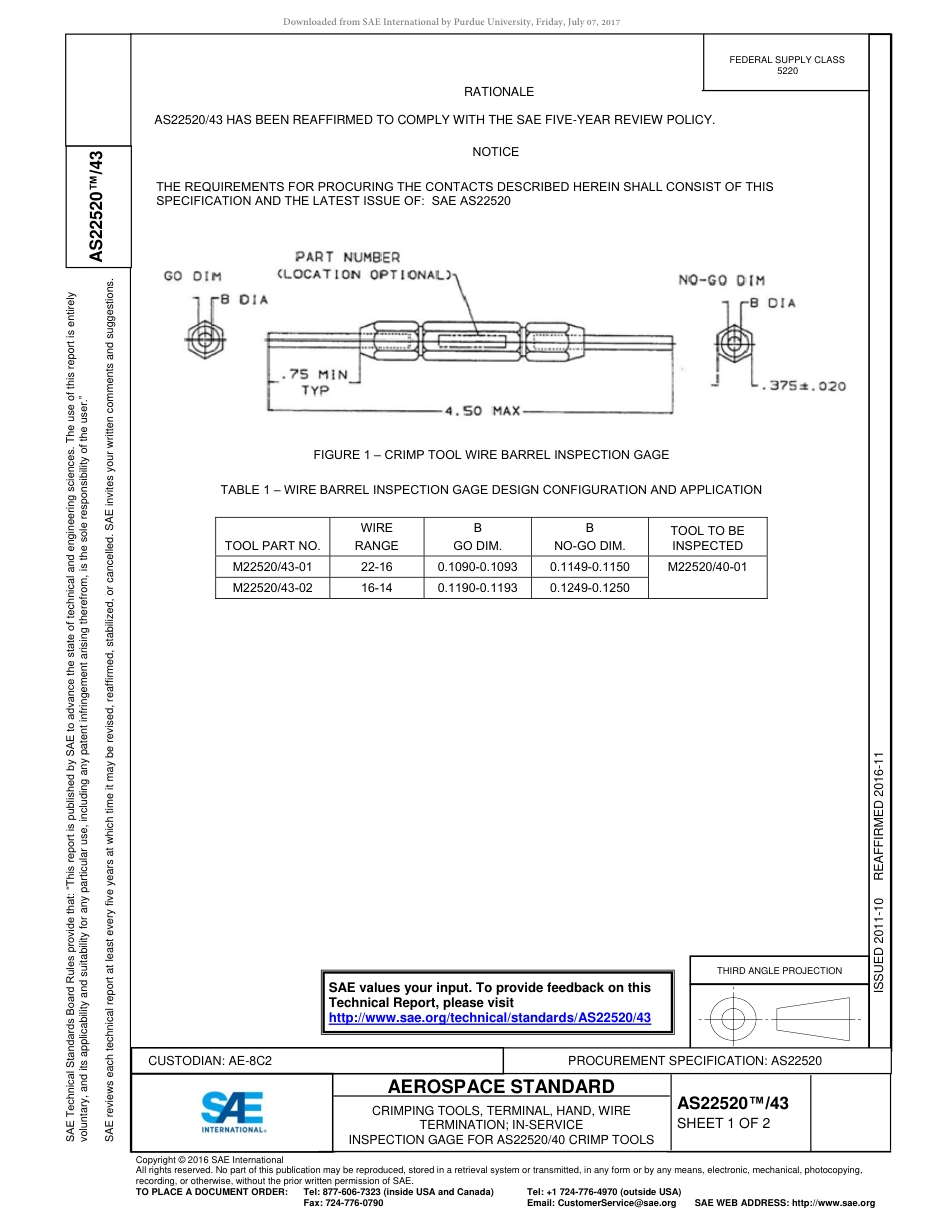 SAE AS22520-43-2016.pdf_第1页