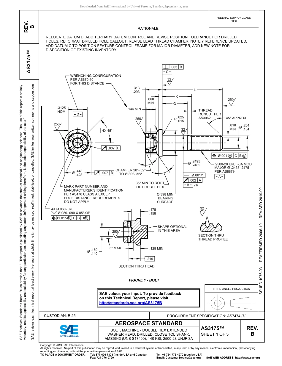 SAE AS3175B-2019.pdf_第1页