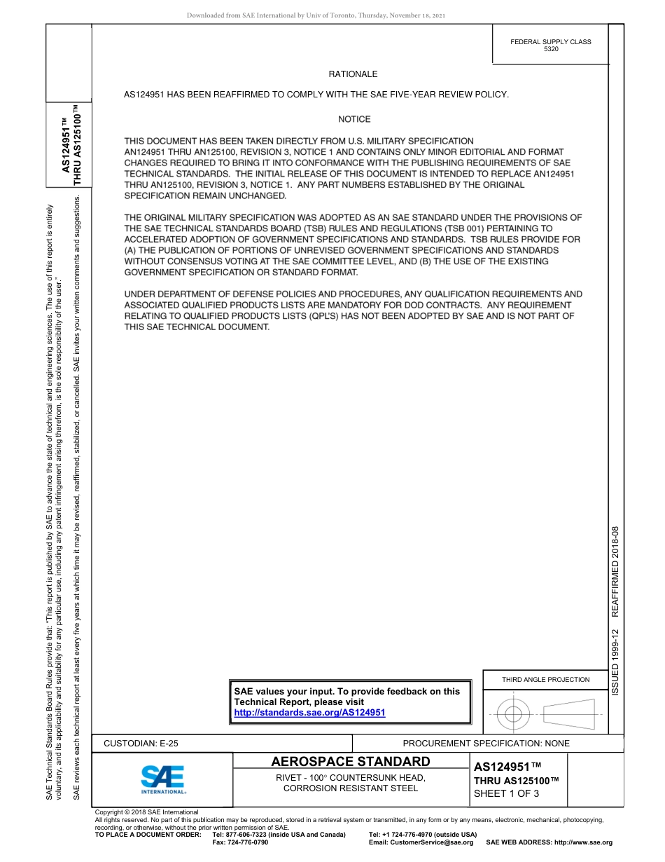 SAE AS124951 - AS125100-2018.pdf_第1页