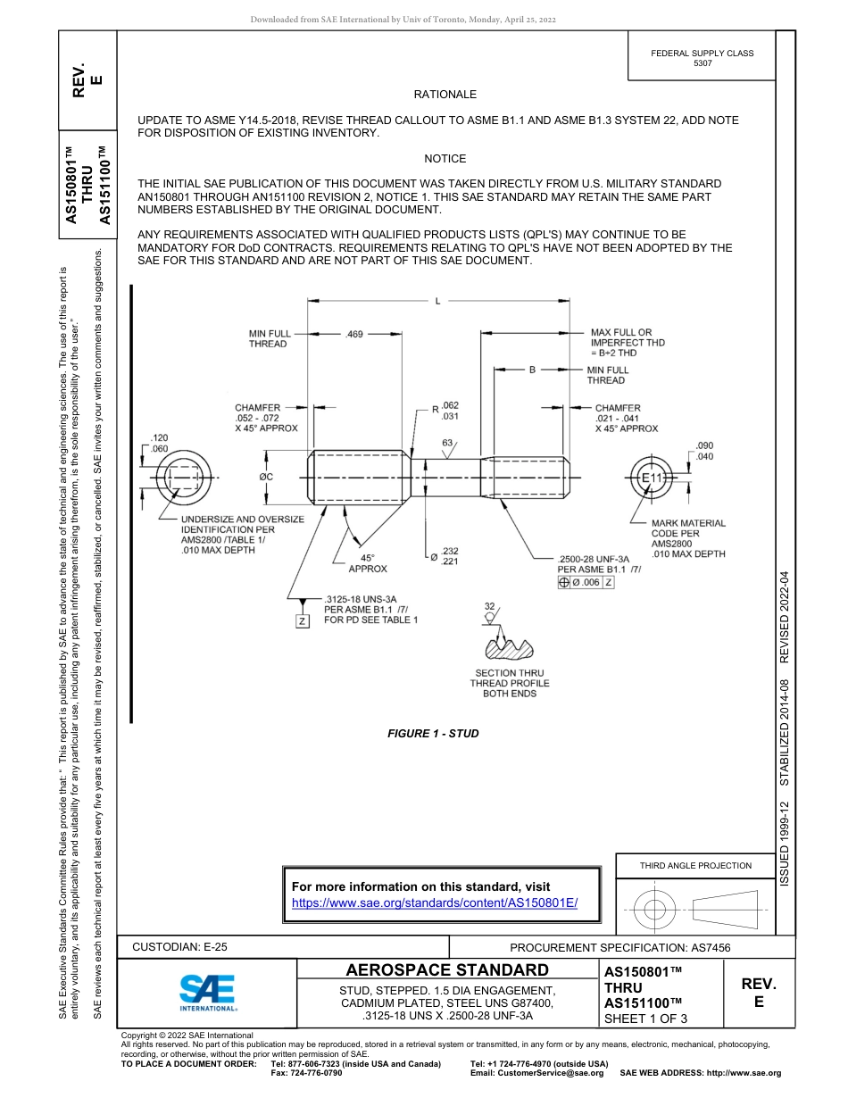 SAE AS150801E - AS151100E-2022.pdf_第1页