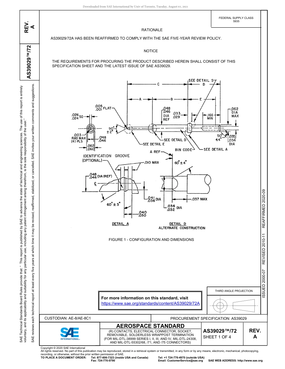 SAE AS39029-72A-2020.pdf_第1页