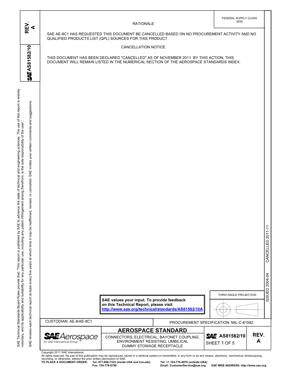 SAE AS81582-10a-2011.pdf_第1页