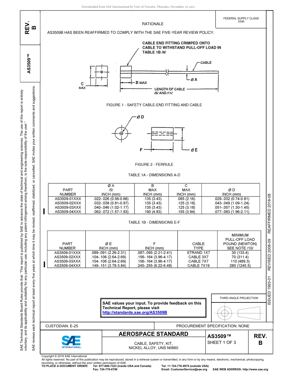 SAE AS3509B-2018.pdf_第1页