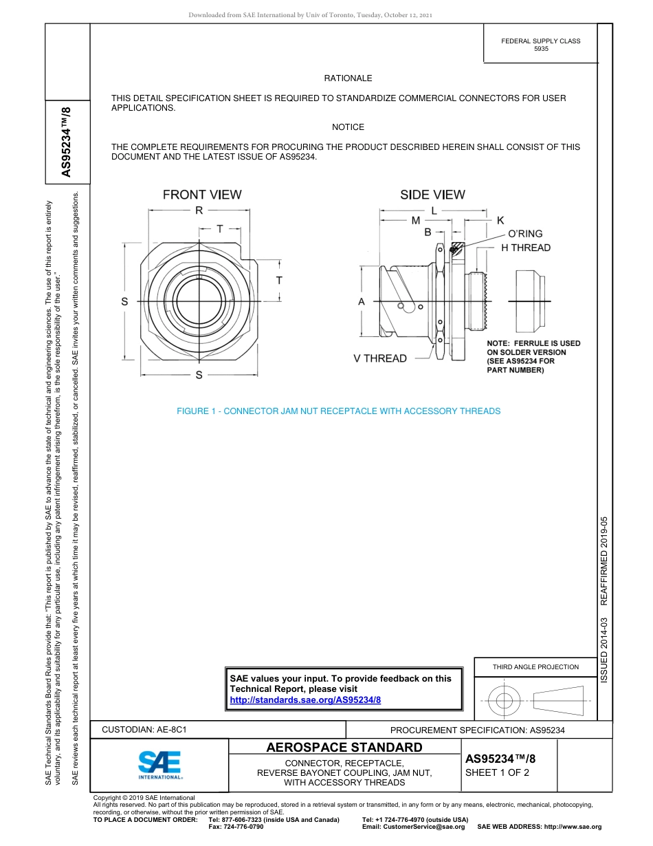 SAE AS95234-8-2019.pdf_第1页