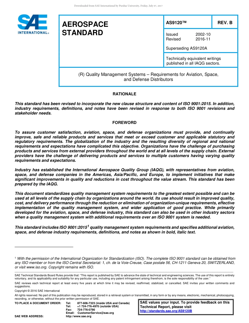 SAE AS9120B-2016.pdf_第1页