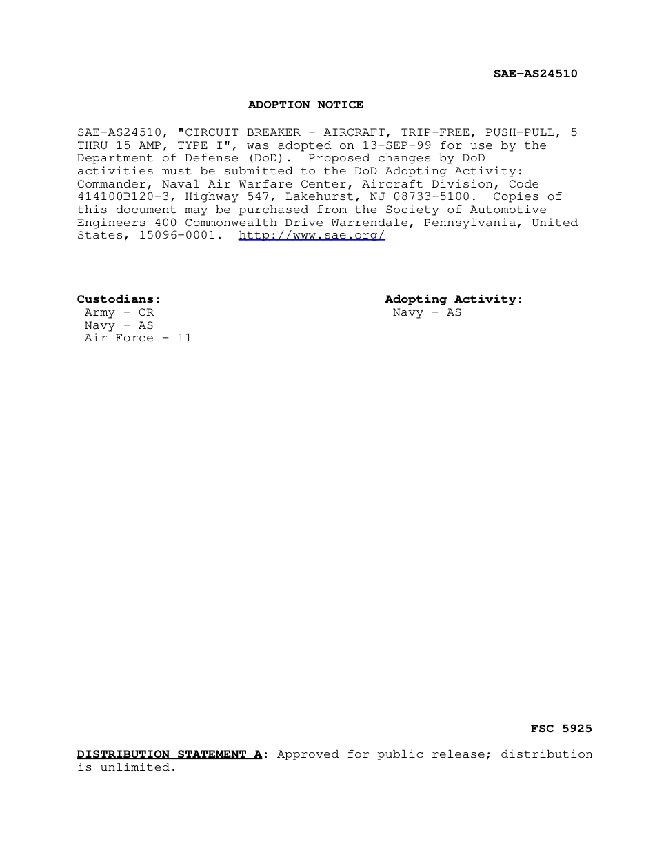 SAE AS24510a-2007.pdf_第1页