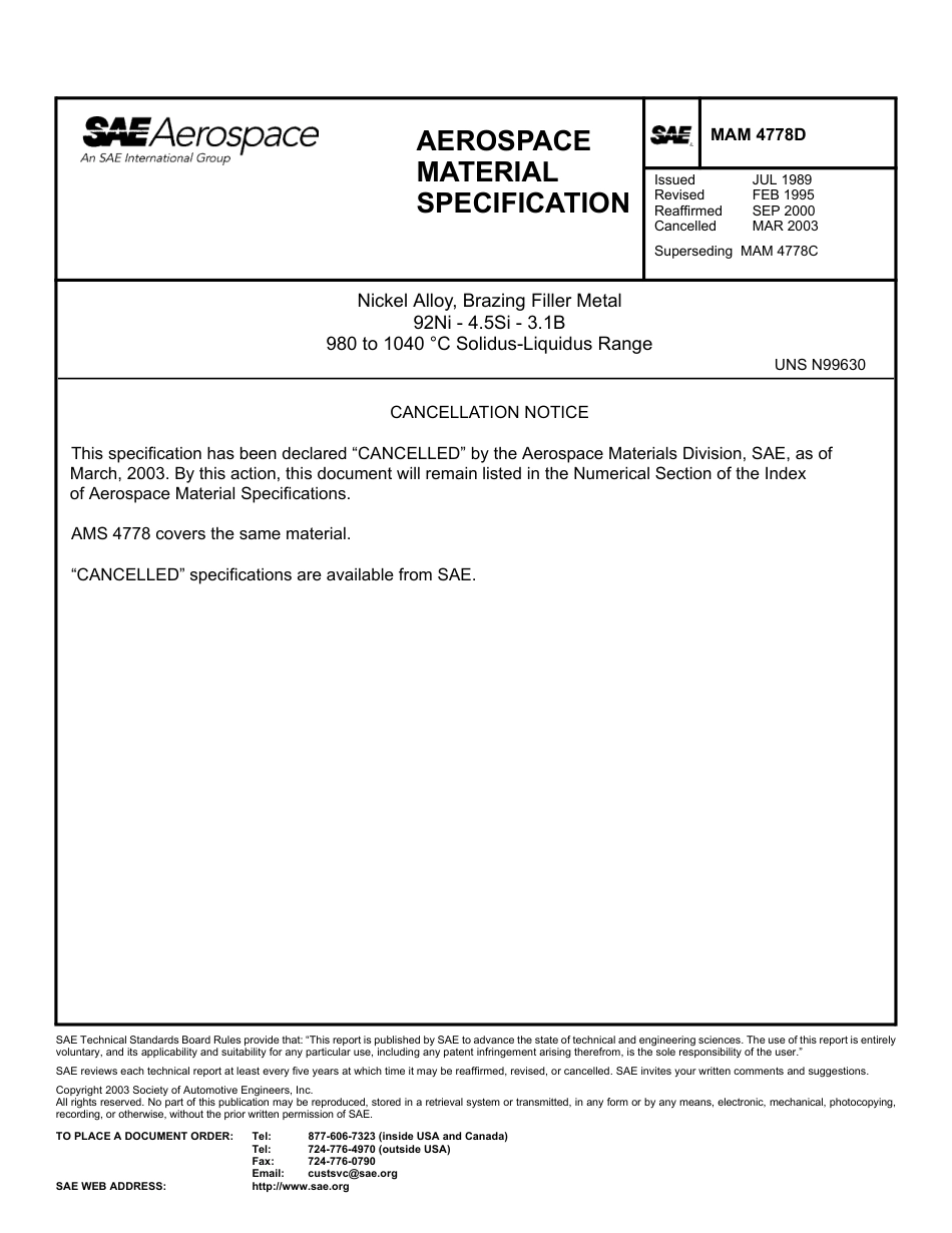 SAE MAM 4778D-2003.pdf_第1页