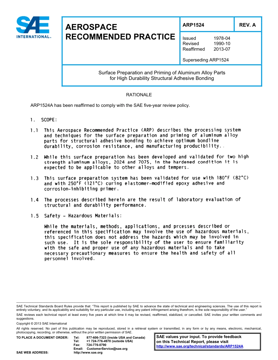 SAE ARP 1524A-2013 scan.pdf_第1页