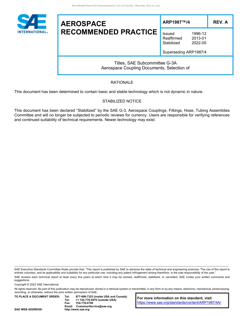 SAE ARP 1987-4A-2022.pdf_第1页