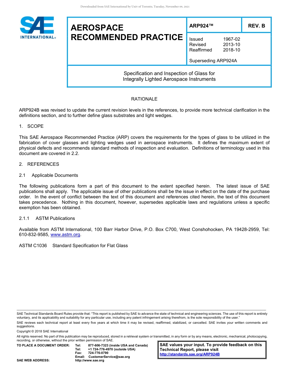 SAE ARP 924B-2018.pdf_第1页
