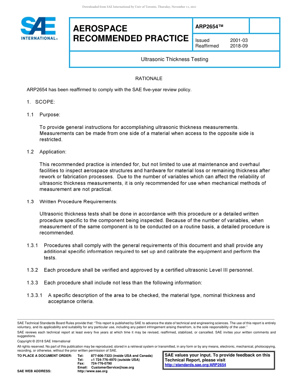 SAE ARP 2654-2018.pdf_第1页