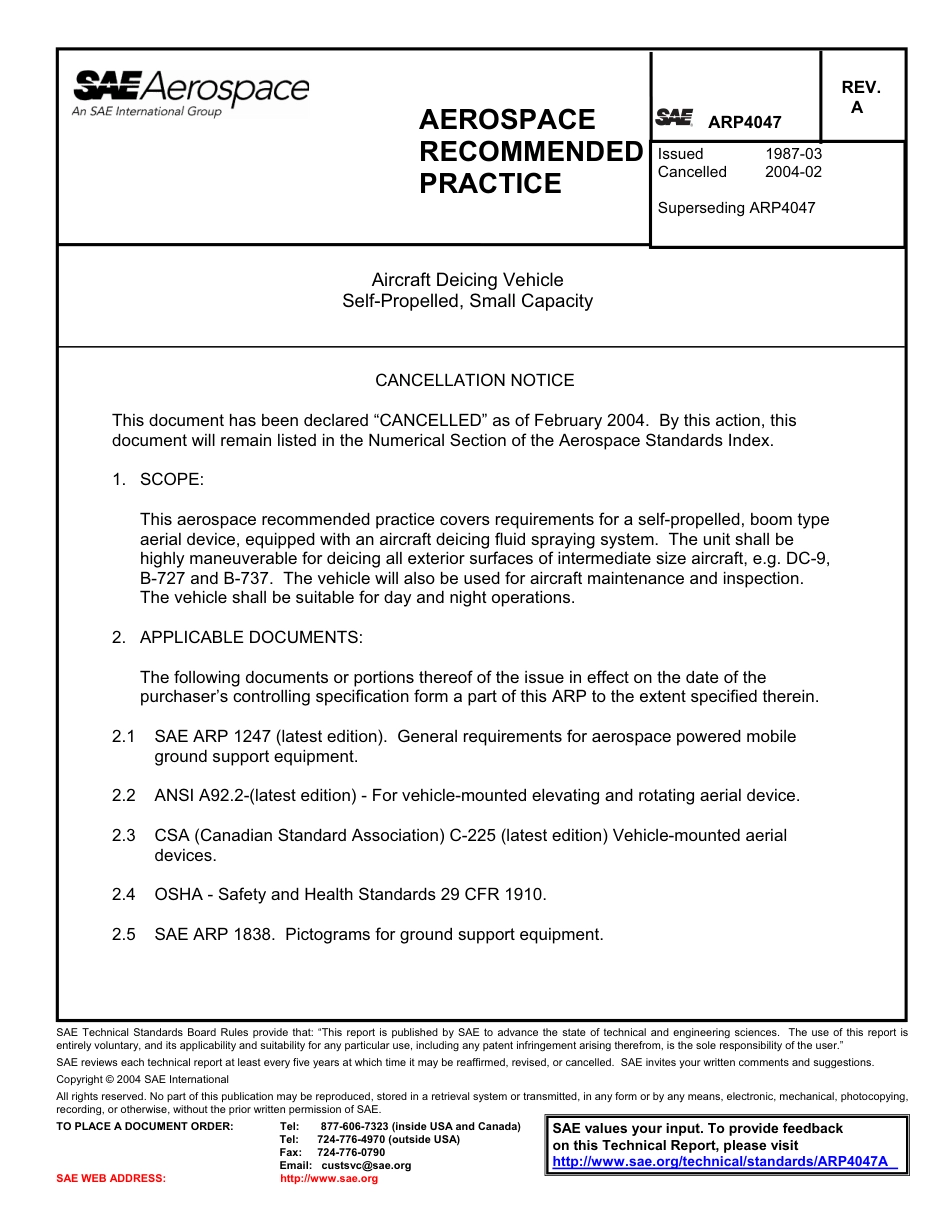 SAE ARP 4047A-2004.pdf_第1页