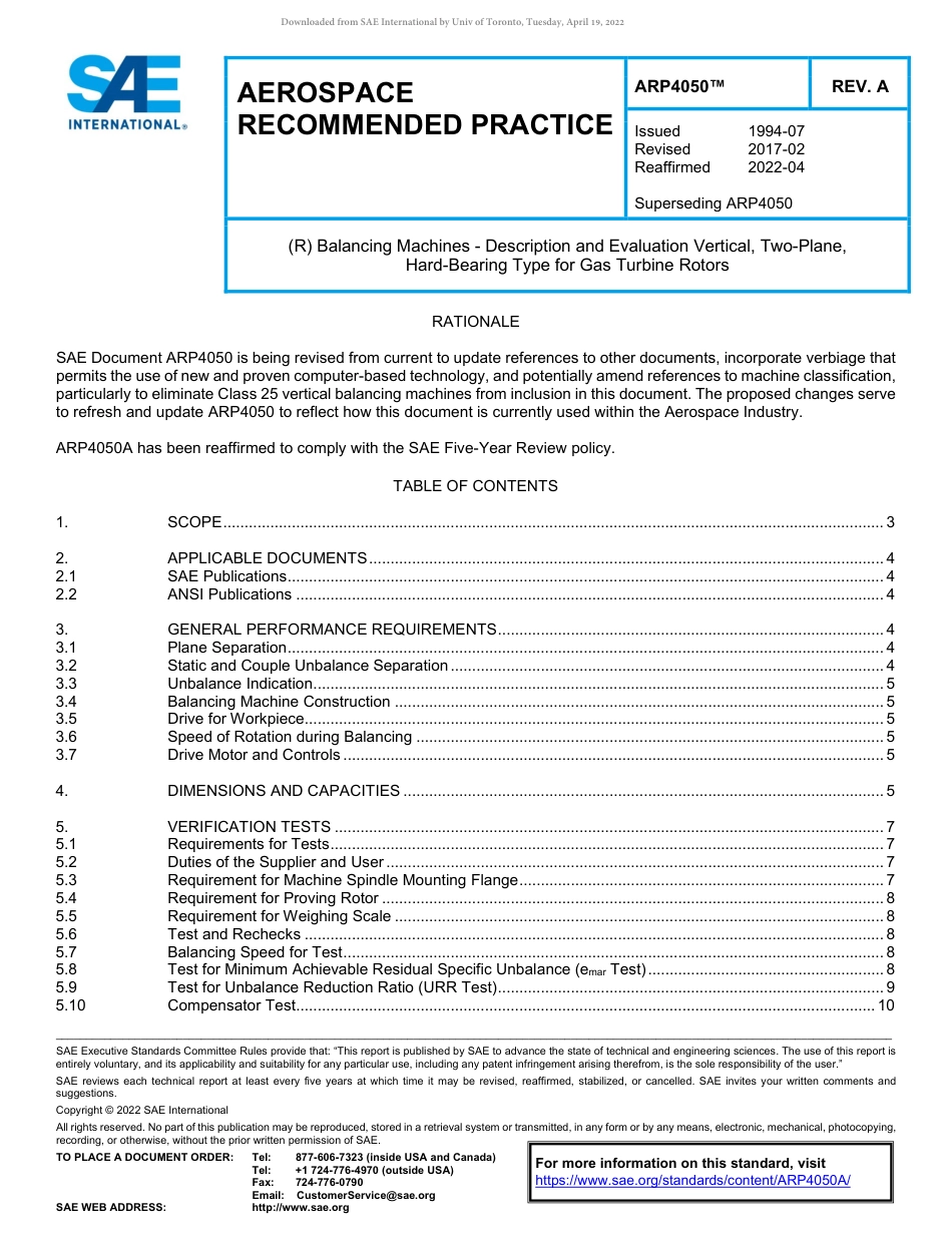 SAE ARP 4050A-2022.pdf_第1页