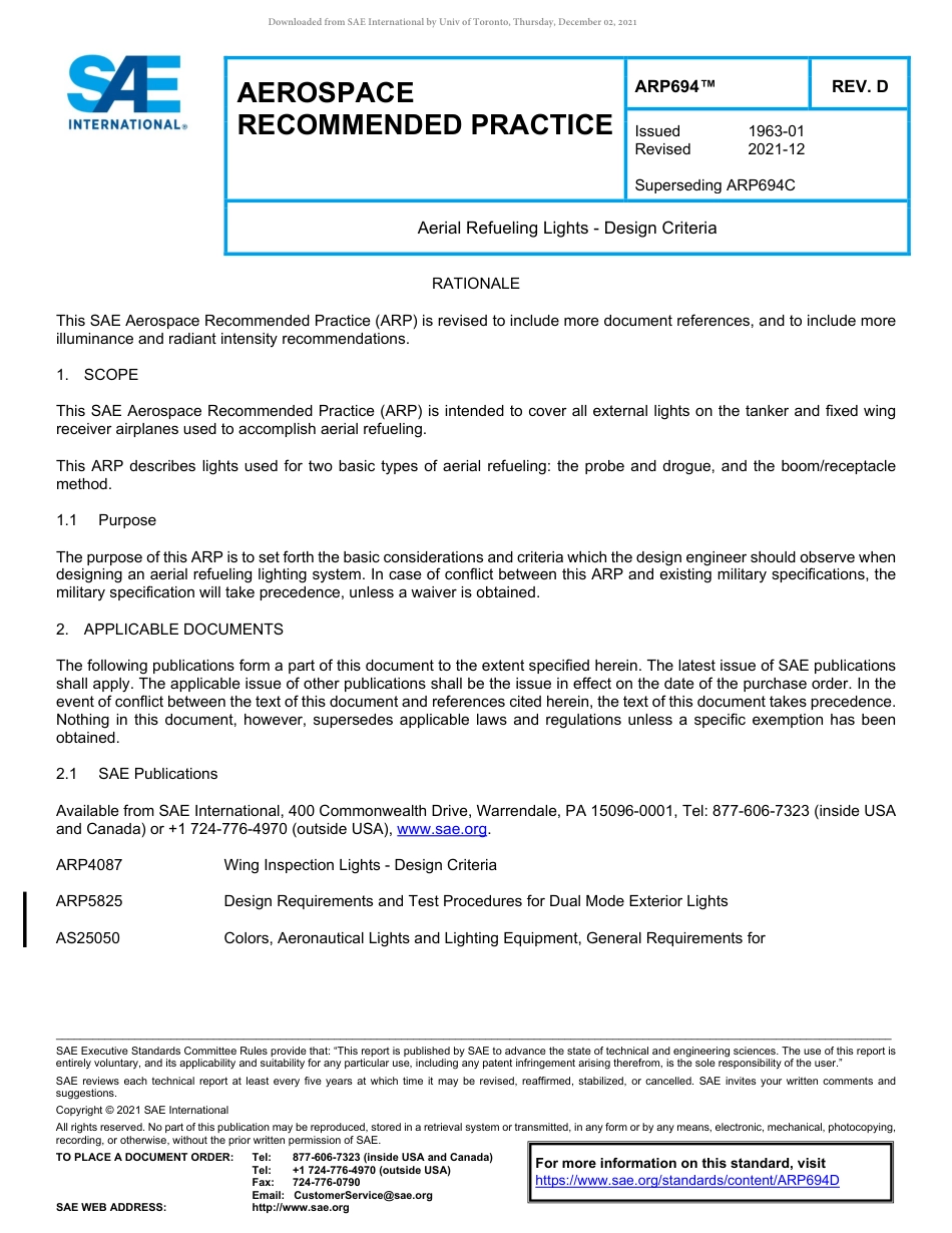SAE ARP 694D-2021.pdf_第1页