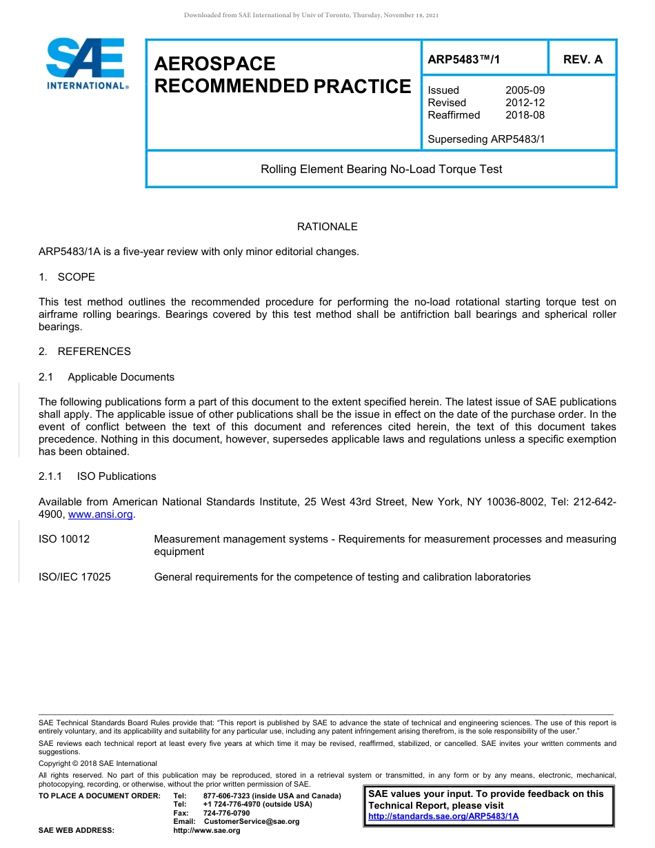SAE ARP 5483-1A-2018.pdf_第1页