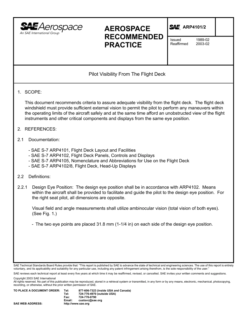 SAE ARP 4101-2-2003.pdf_第1页