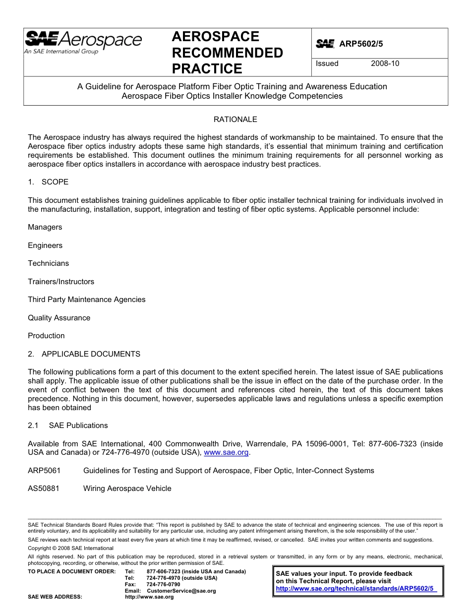 SAE ARP 5602-5-2008.pdf_第1页