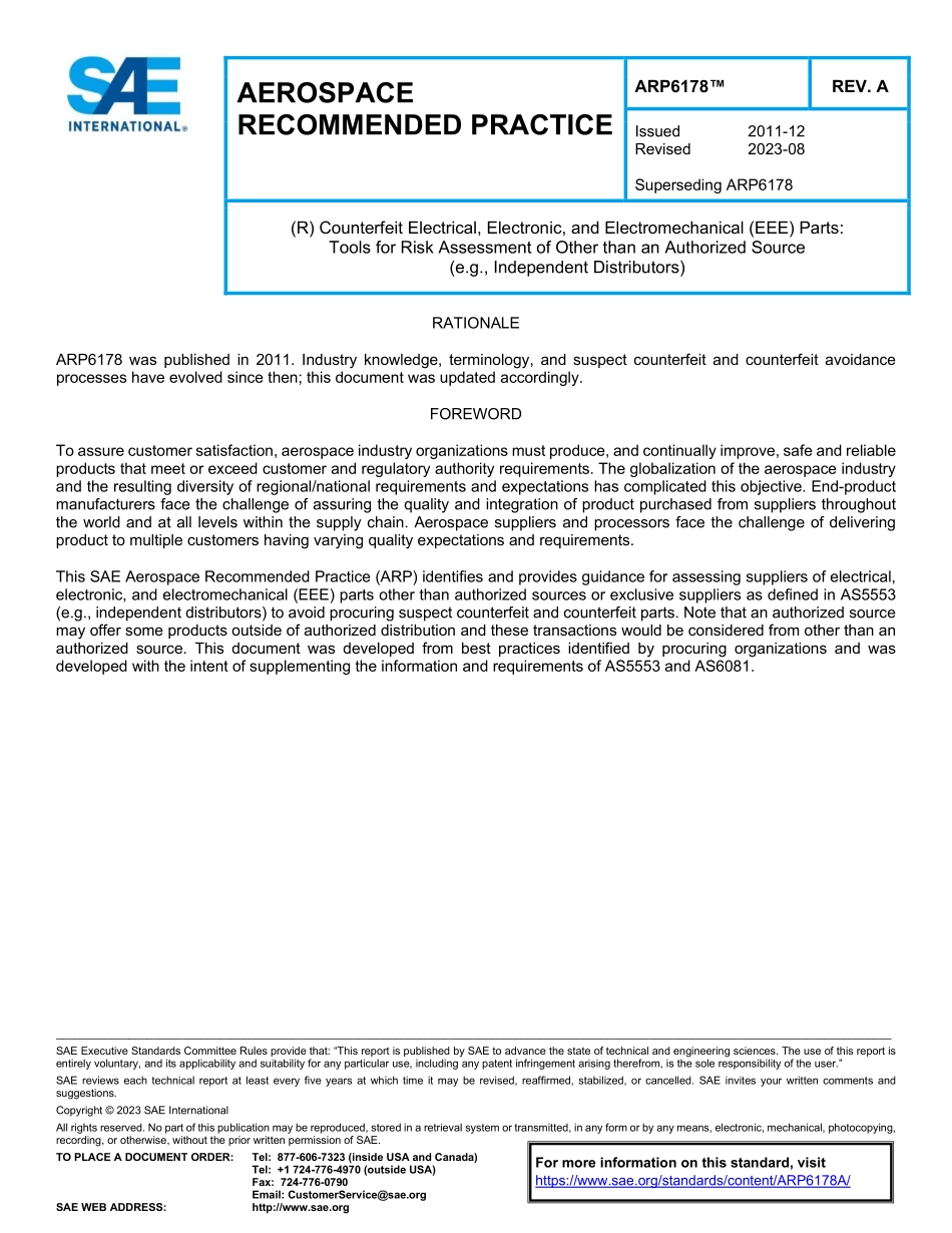 SAE ARP 6178A-2023.pdf_第1页
