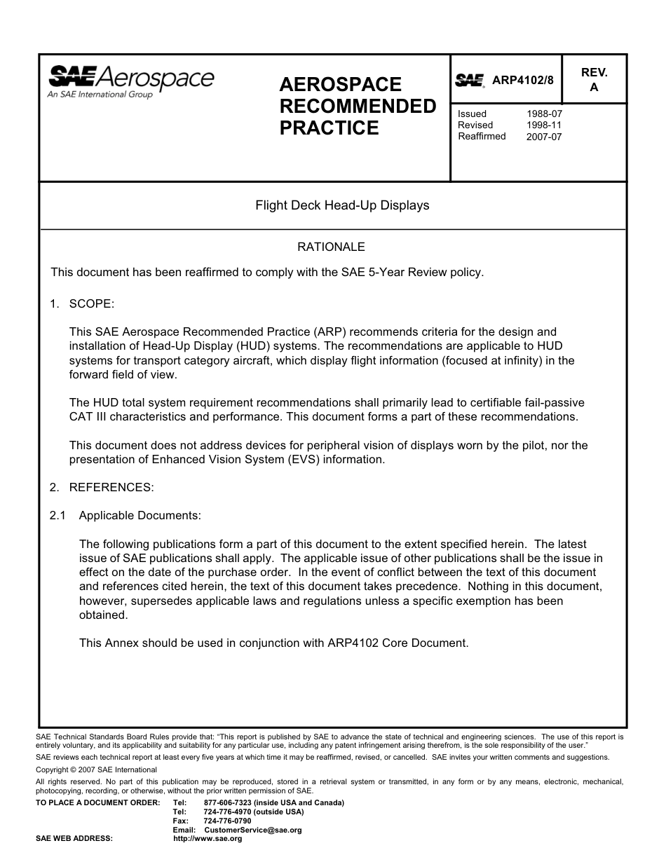 SAE ARP 4102-8A-2007.pdf_第1页
