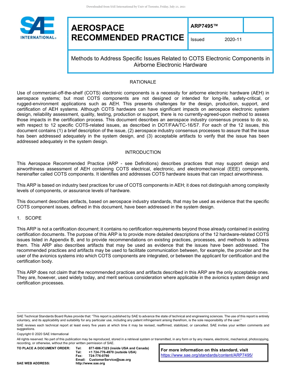 SAE ARP 7495-2020.pdf_第1页
