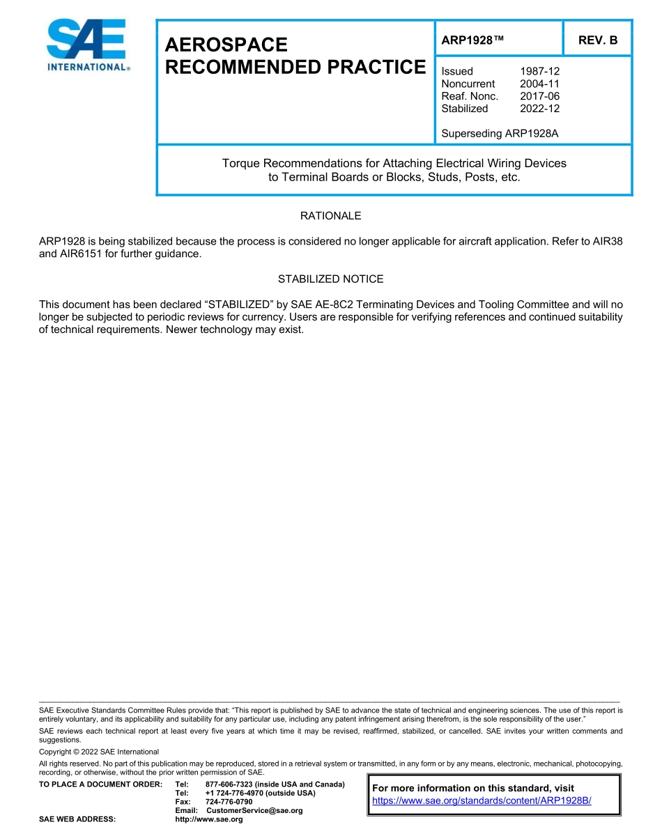 SAE ARP 1928B-2022.pdf_第1页