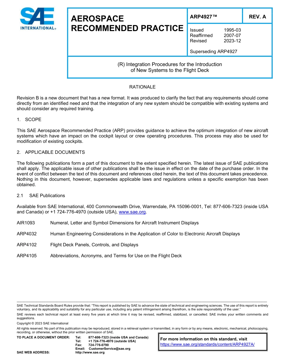 SAE ARP 4927A-2023.pdf_第1页