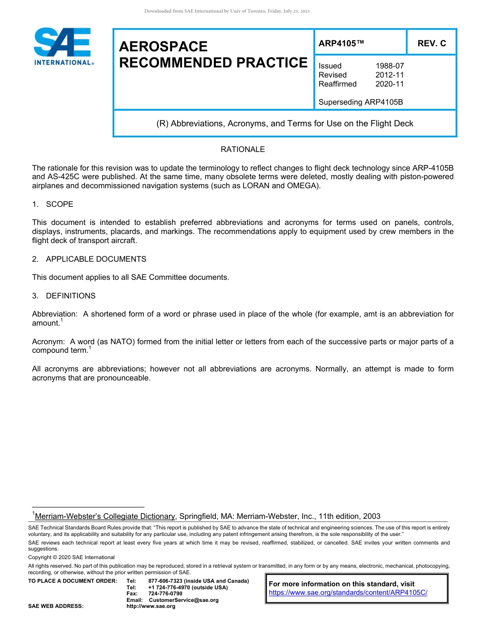 SAE ARP 4105C-2020.pdf_第1页