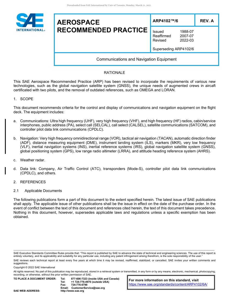 SAE ARP 4102-6A-2022.pdf_第1页