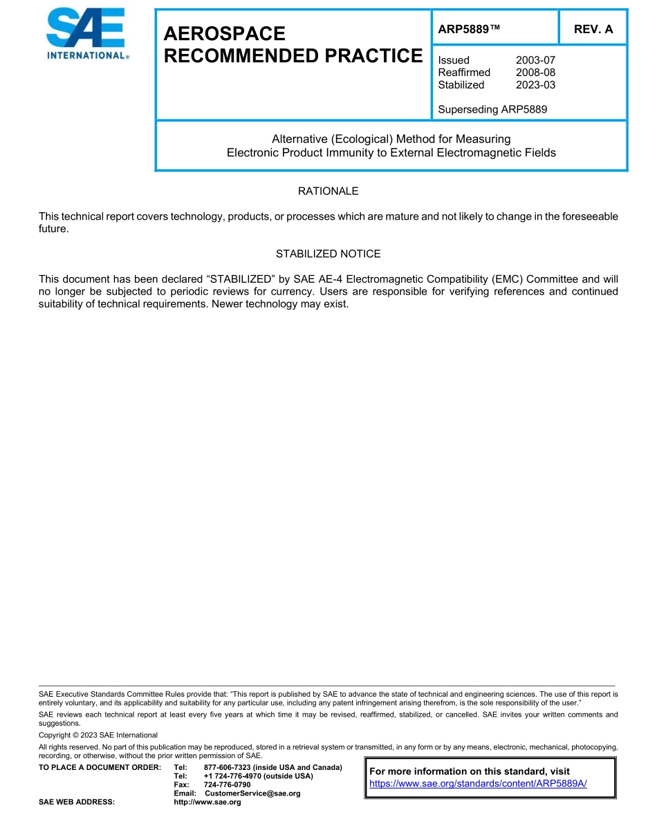SAE ARP 5889A-2023.pdf_第1页