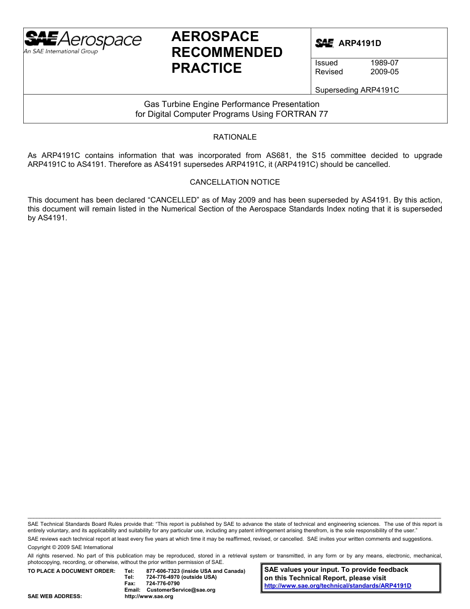 SAE ARP 4191D-2009.pdf_第1页