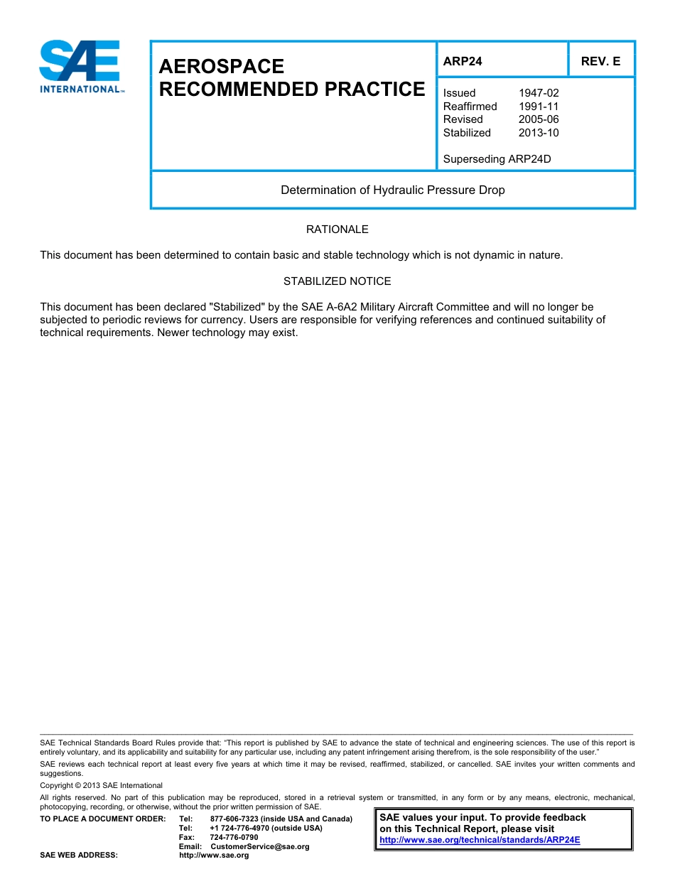 SAE ARP 24E-2013.pdf_第1页